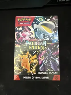 Paldean Fates Booster Bundle 6 Packs of S&V Pokemon Cards - Image 1
