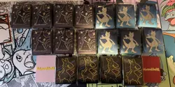 Pokemon Sleeves Job Lot Bundle x17 Crown Z POGO & Paldean Fates Some May Be Open - Image 1