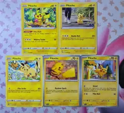Pokemon Pikachu Bundle Lost Origin Silver Tempest Temporal Forces Paldean Fates - Image 1