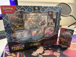 POKEMON TCG PALDEAN FATES QUAQUAVAL EX PREMIUM COLLECTION & BOOSTER BUNDLE - Image 1