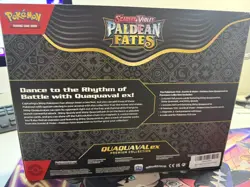POKEMON TCG PALDEAN FATES QUAQUAVAL EX PREMIUM COLLECTION & BOOSTER BUNDLE - Image 2