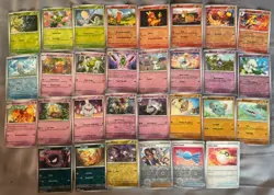 Pokemon TCG Paldean Fates x30 Reverse Holo Bundle NO DUPLICATES NM/M - Image 1