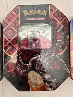 Pokemon TCG Charizard Tin Bundle (Mega Charizard X & Y + Paldean Fates) Sealed - Image 4