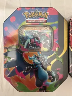 Pokemon TCG Charizard Tin Bundle (Mega Charizard X & Y + Paldean Fates) Sealed - Image 5