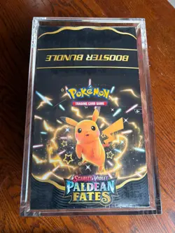 Pokemon TCG: Scarlet & Violet Paldean Fates Booster Bundle Display Case - SEALED - Image 1