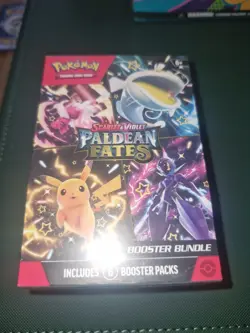 Pokemon TCG Paldean Fates Booster Bundle 6 Booster Packs New And Sealed - Image 1