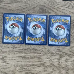 Pokemon TCG Paldean Fates Illustration Rare Card Bundle Wugtrio, Palafin, Pawmi - Image 2