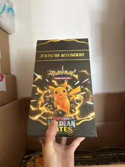 Pokemon TCG: Scarlet & Violet Paldean Fates Booster Bundle Display Case - SEALED - Image 1