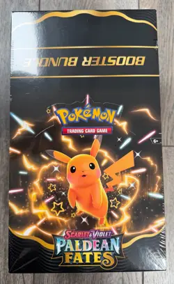 Pokemon TCG Scarlet & Violet (SV4.5) Paldean Fates Booster Bundle Display Sealed - Image 2