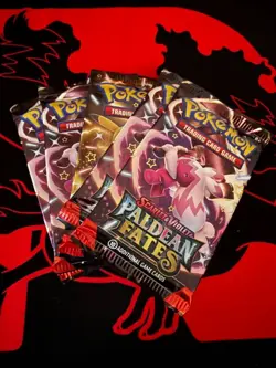 Pokemon TCG Paldean Fates – 5 Pack Bundle – Sealed Boosters – FREE Tracked UK - Image 2