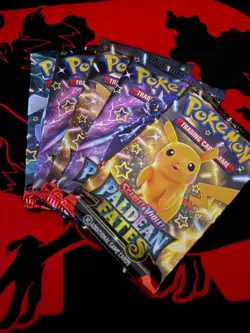 Pokemon TCG Paldean Fates – 5 Pack Bundle – Sealed Boosters – FREE Tracked UK - Image 3
