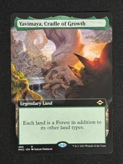 1x MTG Yavimaya, Cradle of Growth (Extended Art) - Modern Horizons 2 (MH2) #480 - Image 1