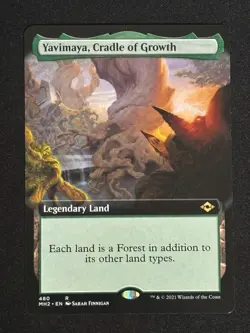 1x MTG Yavimaya, Cradle of Growth (Extended Art) - Modern Horizons 2 (MH2) #480 - Image 3