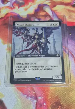 Norn's Choirmaster (Extended Art) Commander: Phyrexia: All Will Be One Regular - Image 1