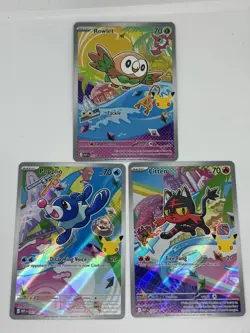 Pokemon 2026 First Partner Illustration Collection Series 1 Promos Set 43-45 #ML - Image 1