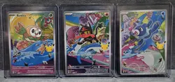 Pokemon 2026 First Partner Illustration Collection Series 1 Promos Set 43-45 #ML - Image 1
