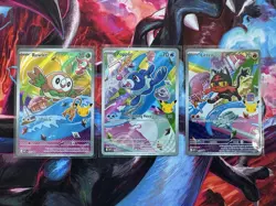Pokemon 2026 First Partner Illustration Collection Series 1 Promos Set 43-45 - Image 1