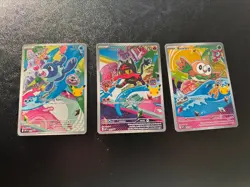 Pokemon 2026 First Partner Illustration Collection Series 1 Promos Set 43-45 #ML - Image 1