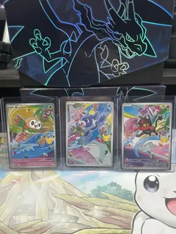 Pokemon 2026 First Partner Illustration Collection Series 1 Promos Set 43 44 45 - Image 1