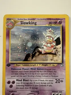 Slowking 1st Edition LP 14/111 Neo Genesis Holo Pokemon TCG - Image 2
