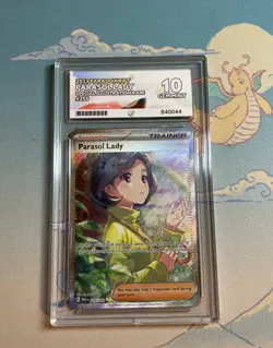 Pokemon Parasol Lady 255/182 PARADOX RIFT Special Illustration Rare ACE 10 ⛱ - Image 1