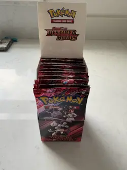 Pokemon TCG Destined Rivals - Half Booster Box - 18 Packs - Unsealed - Image 5