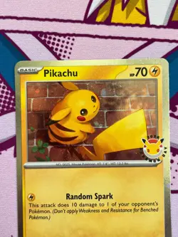Pokemon TCG - Pikachu 051/162 - Pokemon Day 2026 - Holo - STAMPED - Image 2