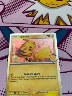Pokemon TCG - Pikachu 051/162 - Pokemon Day 2026 - Holo - STAMPED - Image 4
