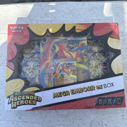 Pokemon TCG: Mega Evolution Ascended Heroes - Mega Emboar ex Box - Image 1