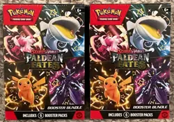 Pokemon TCG Scarlet & Violet Paldean Fates Booster Bundle Box lot of 2 SEALED - Image 1