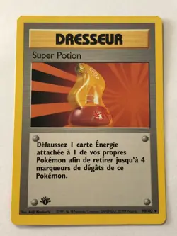 Carte Pokemon - JCC - Super Potion - Set de Base - 1ere Edition - 90/102 - FR - Image 1