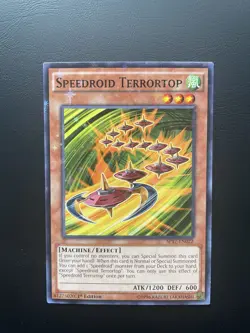 Yugioh Speedroid Terrortop SP17-EN022 Starfoil Rare 1st Edition LP/MP - Image 1