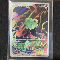 Bulbasaur 133/132 Illustration Rare Holo Pokemon Card MEG Evolution Set NM - Image 1