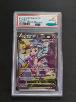 Mew V 251/264 Alternative • PSA 10 • ITA • Colpo Fusione FST • Pokemon 2021 - Image 1