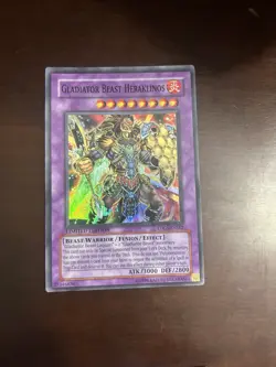 Gladiator Beast Heraklinos | TDGS-ENSE2 | Super Rare | Limited Ed | YuGiOh Mint - Image 1