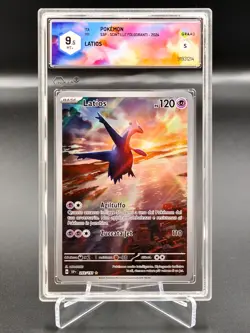 🍀Pokemon GRAAD 9.5 Latios SSP 203/191 Scintille Folgoranti ITALIANO bgs psa🍀 - Image 1