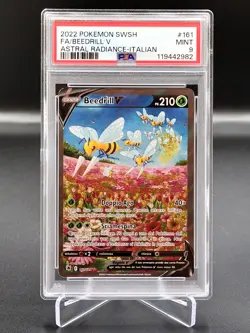 🍀Pokemon PSA 9 Beedrill V 161/189 Lucentezza Siderale ITALIANO bgs graad🍀 - Image 1