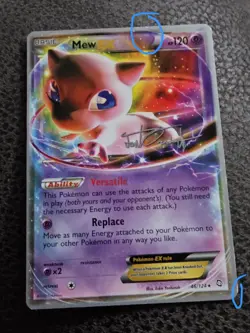 Pokemon World Championships 2014 Mew EX 46/124 Rare Card - Image 1