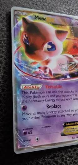 Pokemon World Championships 2014 Mew EX 46/124 Rare Card - Image 2