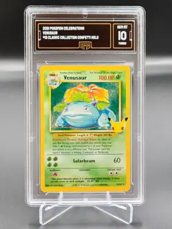 🍀Pokemon GMA 10 Venusaur 15/102 ENGLISH Celebrations base bgs psa graad🍀 - Image 1