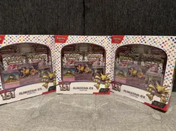 Pokemon Alakazam EX Collection Box TCG Scarlet Violet 151 ( Lot Of 3) - Image 1