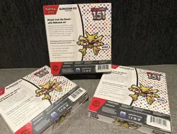 Pokemon Alakazam EX Collection Box TCG Scarlet Violet 151 ( Lot Of 3) - Image 2