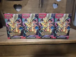 Lot Of 4- Pokemon TCG Mega Evolution Ascended Heroes Booster Bundles - Image 1