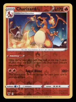 Charizard 025/185 Rare Vivid Voltage Pokemon TCG Reverse Holo NM - Image 1