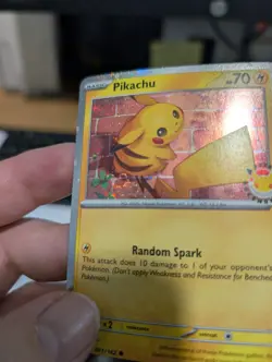 Pikachu 051/162 Pokemon Day 2026 Promo (Stamped Cosmo Holo) With Fart Swirl 🍥 - Image 2