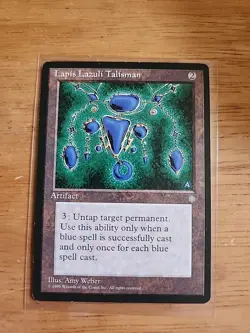 Lapis Lazuli Talisman - Ice Age - MTG Magic - Uncommon - Artifact - Image 1