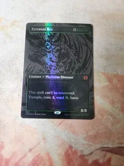 Tyrranax Rex Oil Slick Raised Foil Phyrexia All Will Be One MTG NM - Image 1