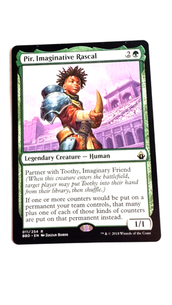 Pir, Imaginative Rascal - Battlebond - 011/254 - Rare - Magic the Gathering LP - Image 1