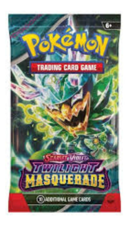 Pokemon TCG 1x Booster Pack TWILIGHT MASQUERADE SV06 - ENG ENGLISH - Image 1