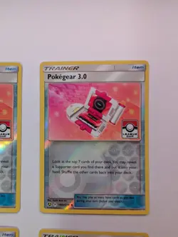 Pokegear 3.0 182A Set Of 4 trainer Pokemon Tcg - Image 3
